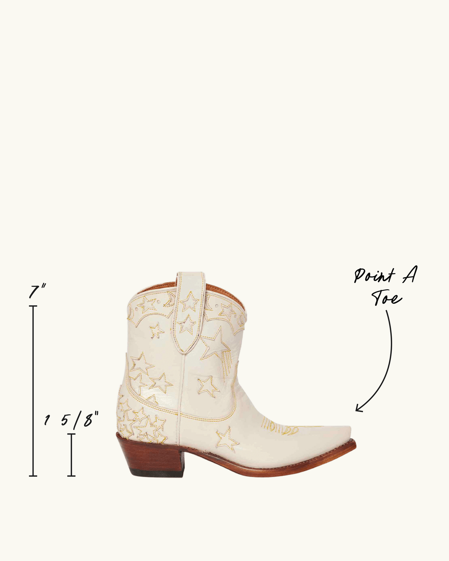Brooke Creme | Luxury Fashion Women's Cowboy Boot | Miron Crosby