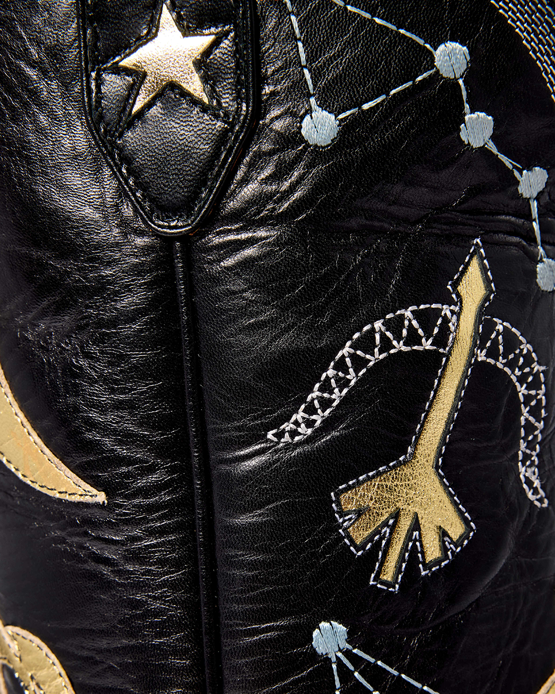 Celeste Black | Luxury Fashion Women's Cowboy Boot | Miron Crosby