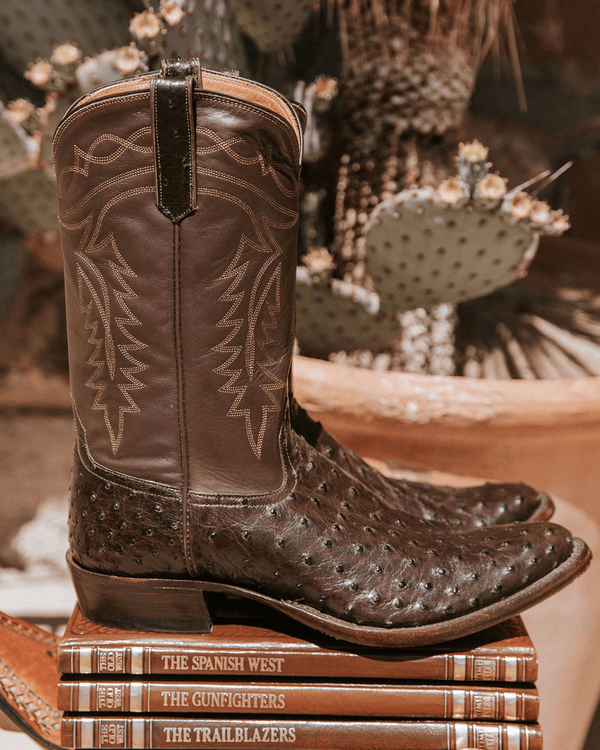 Coley Chocolate | Luxury Fashion Men's Cowboy Boot | Miron Crosby