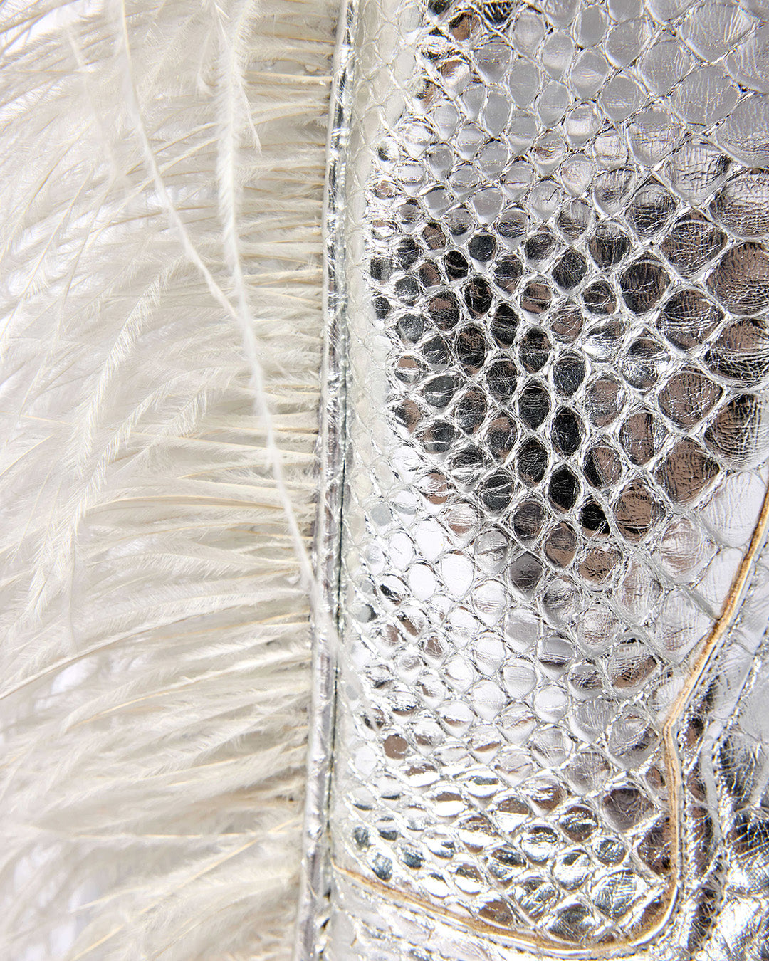 Crawford Metallic Silver Python | Luxury Fashion Women's Cowboy Boot | Miron Crosby