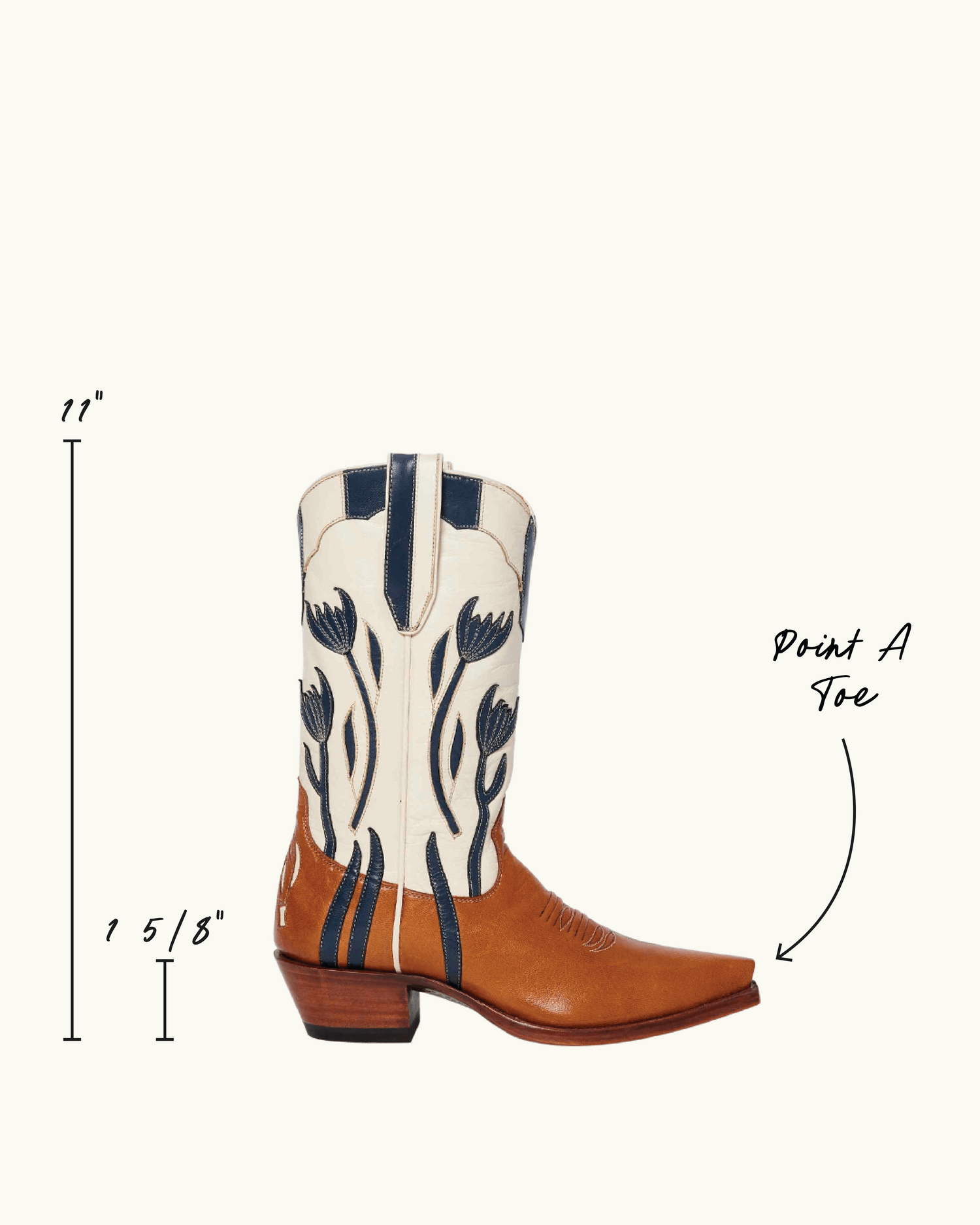 Dolly Crème Luxury Fashion Cowboy Boots | Miron Crosby