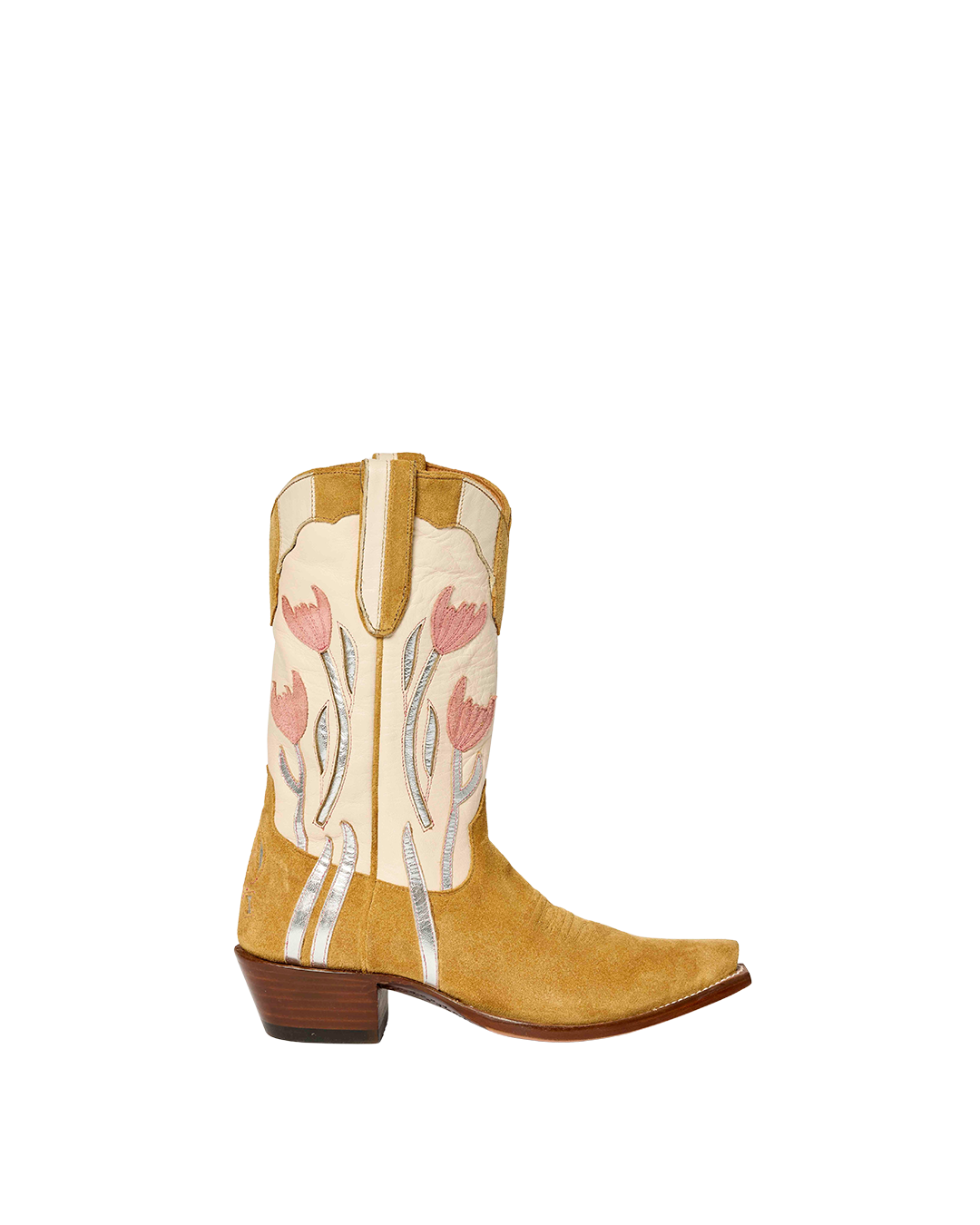 Dolly 2.0 Camel Suede | Luxury Fashion Women's Cowboy Boots