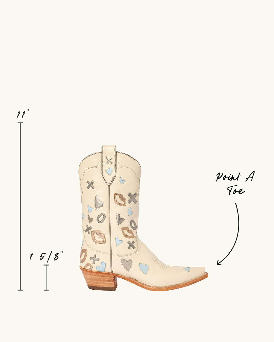 Elaine Creme | Luxury Fashion Women's Cowboy Boot | Miron Crosby