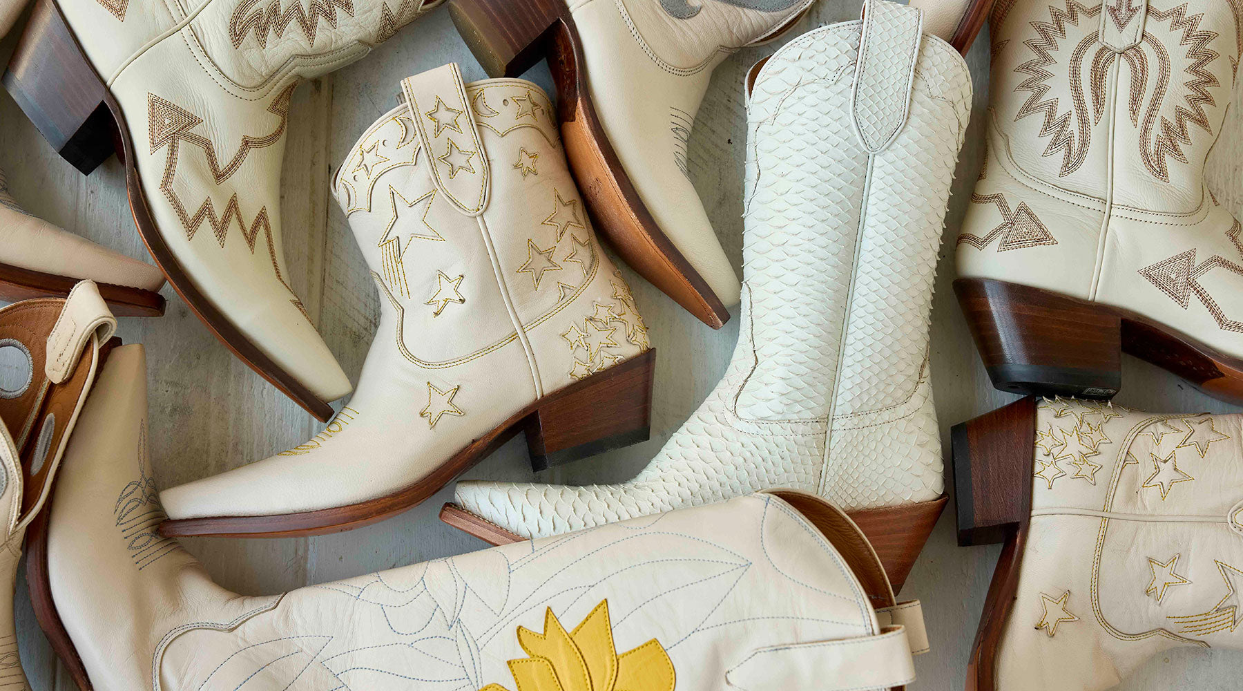 Gifts For Her - Neutral Lover | Luxury Fashion Women's Cowboy Boot | Miron Crosby