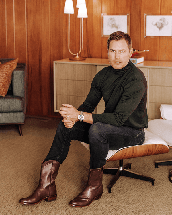 Juanito Chocolate | Luxury Fashion Men's Cowboy Boot | Miron Crosby