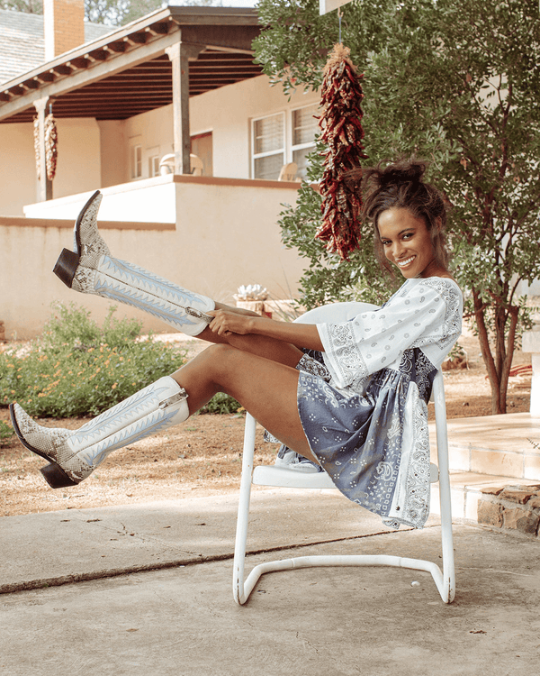 Kate Crème Women's Luxury Fashion Cowboy Boots | Miron Crosby