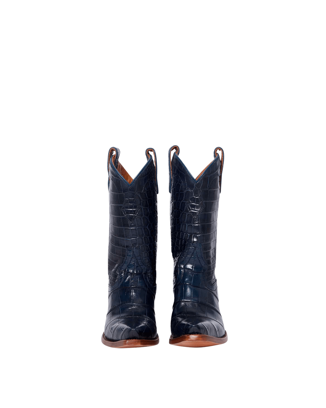 Kerri Navy Croc Women&