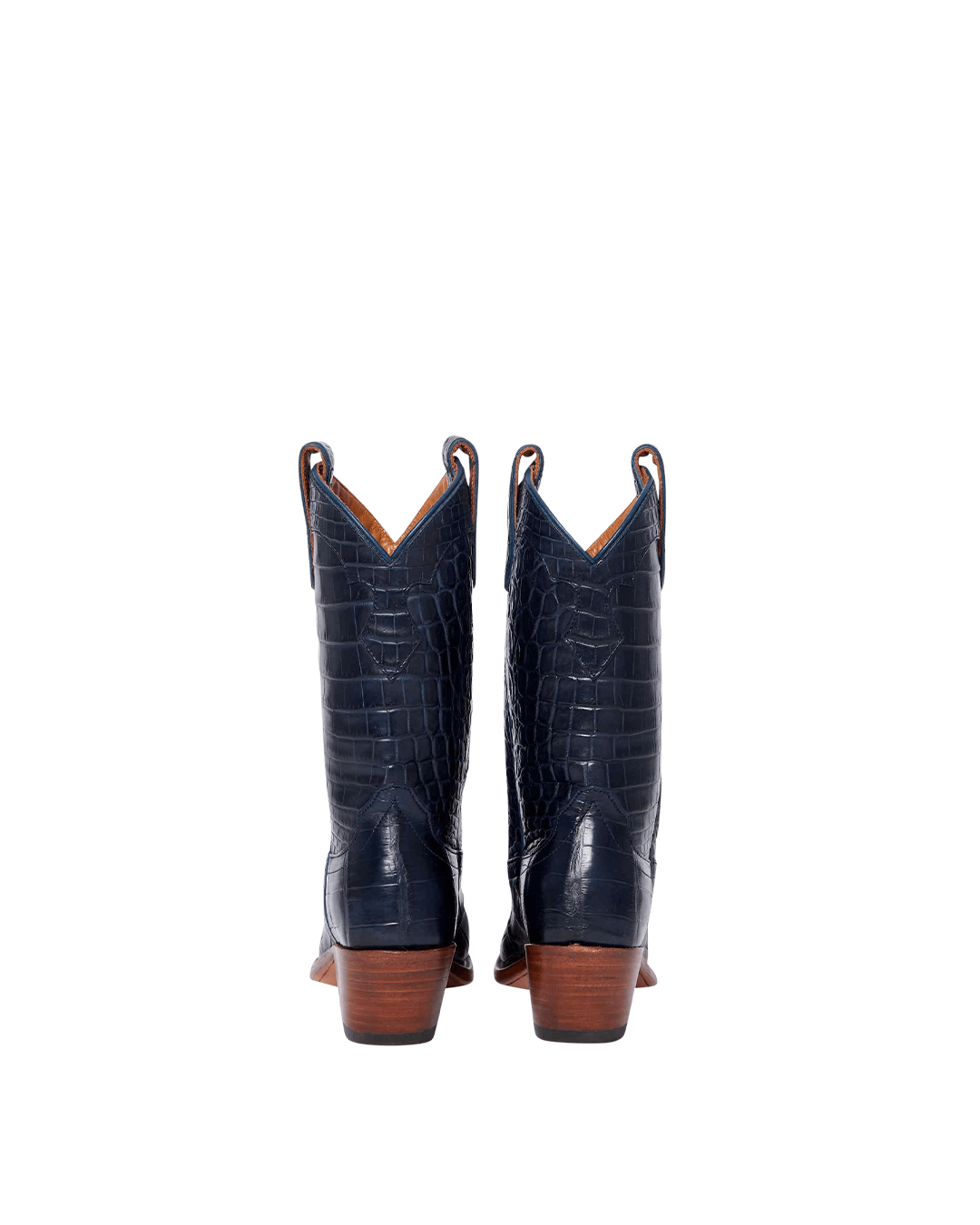 Kerri Navy Croc Women&