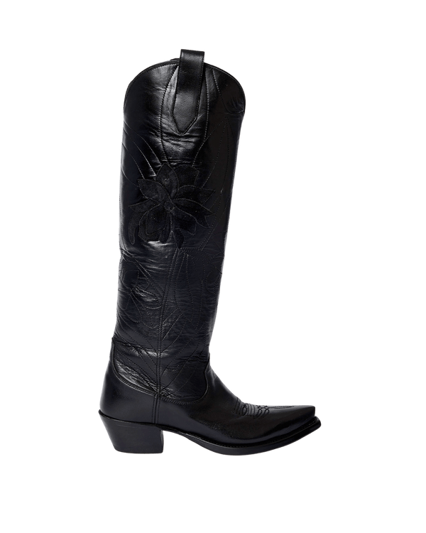 Kirstin Black Women's Luxury Fashion Cowboy Boots | Miron Crosby