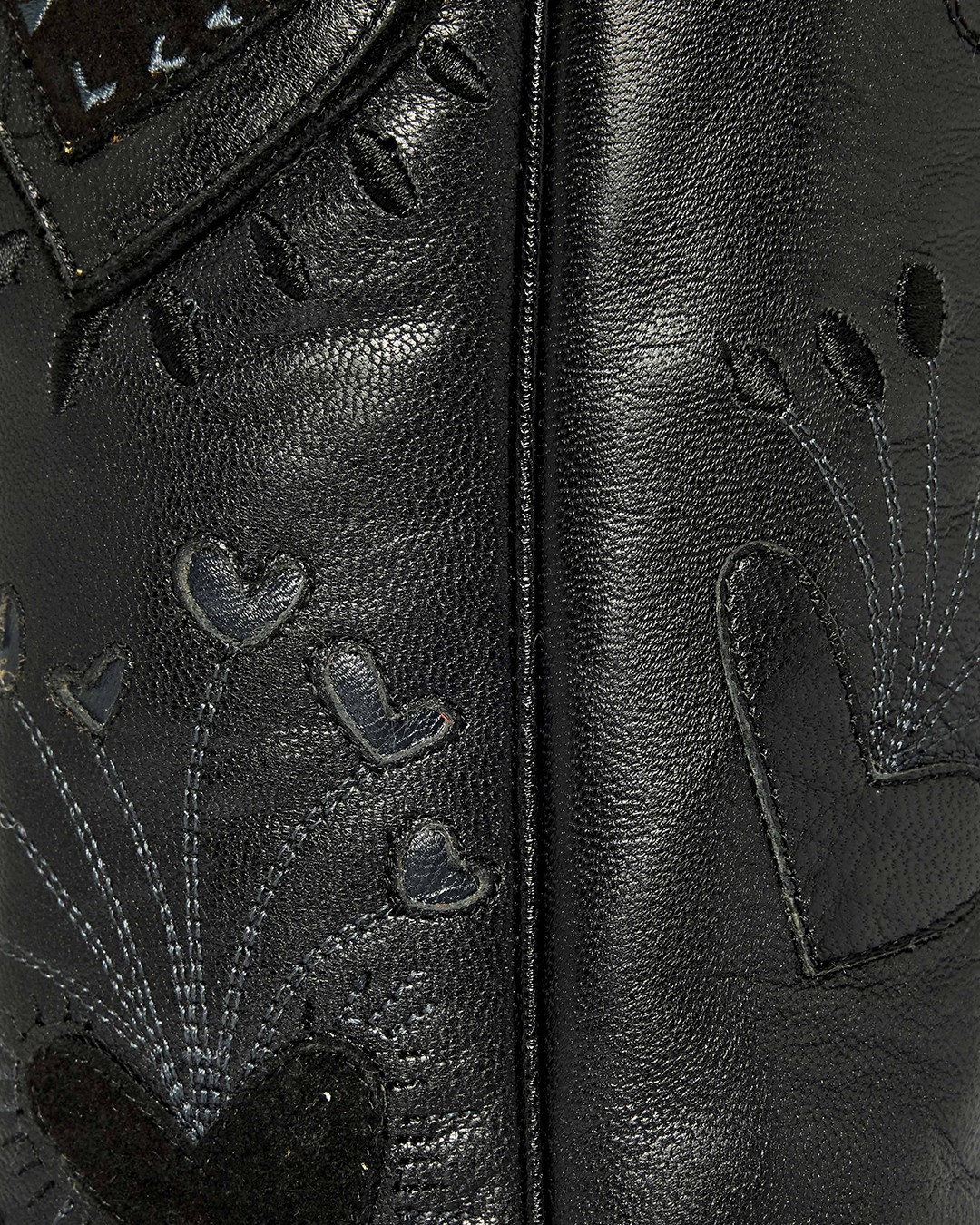 Lilly Black | Luxury Fashion Women's Cowboy Boot | Miron Crosby