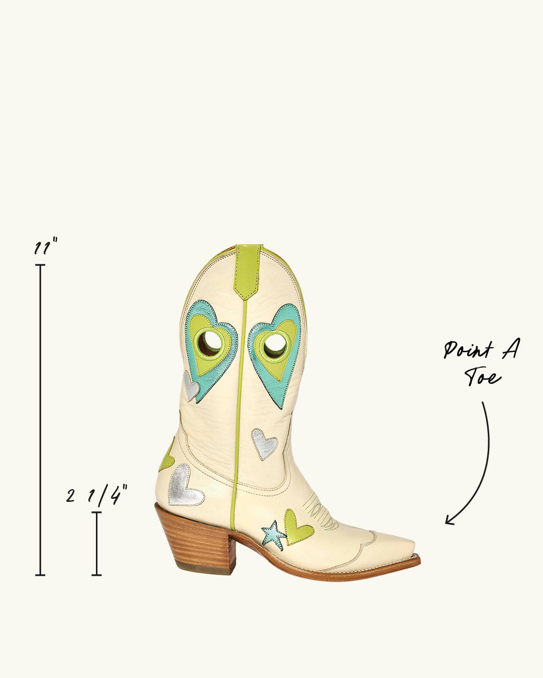 Lucy Creme | Luxury Fashion Women's Cowboy Boot | Miron Crosby