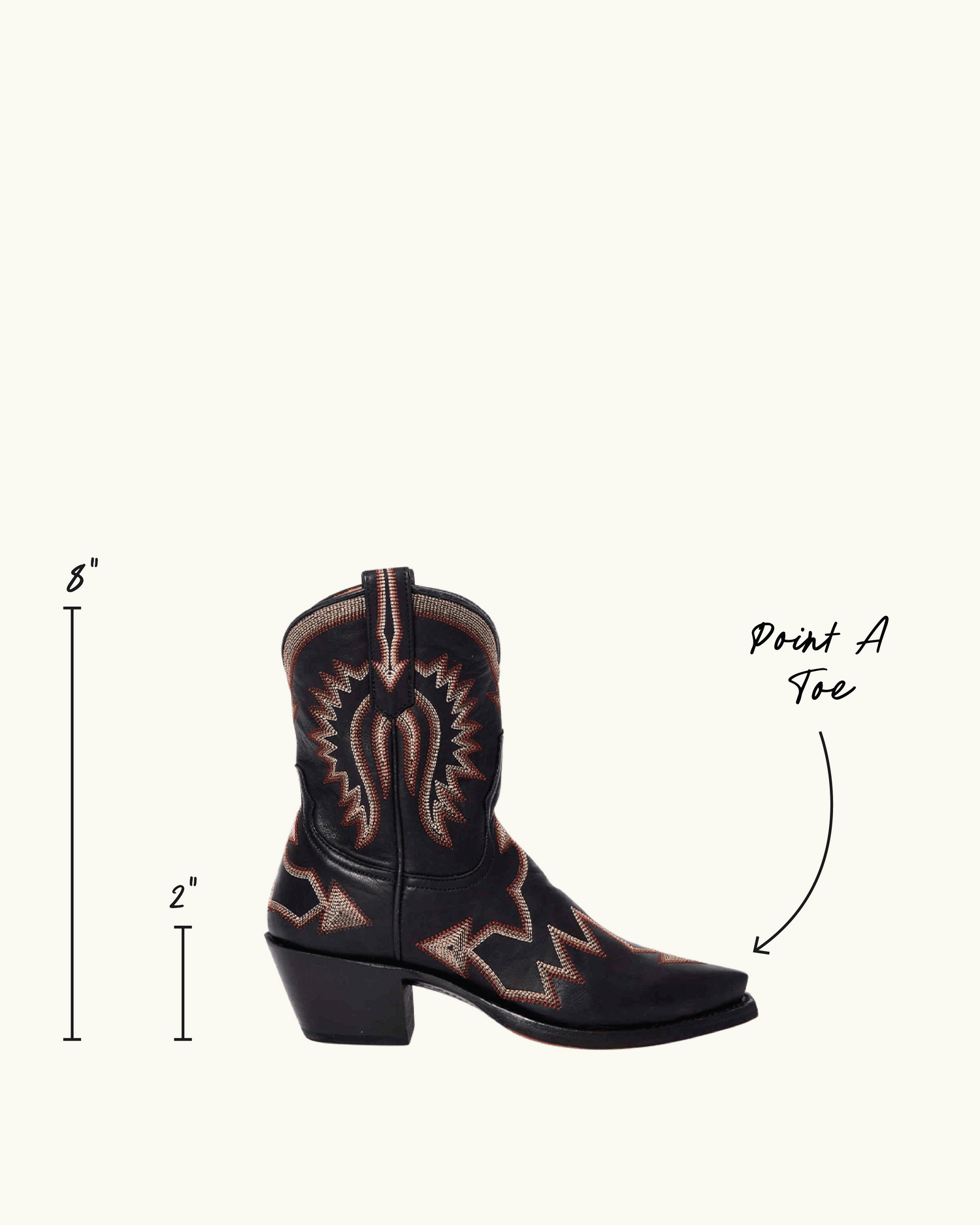Maggie Black | Luxury Fashion Women's Cowboy Boot | Miron Crosby