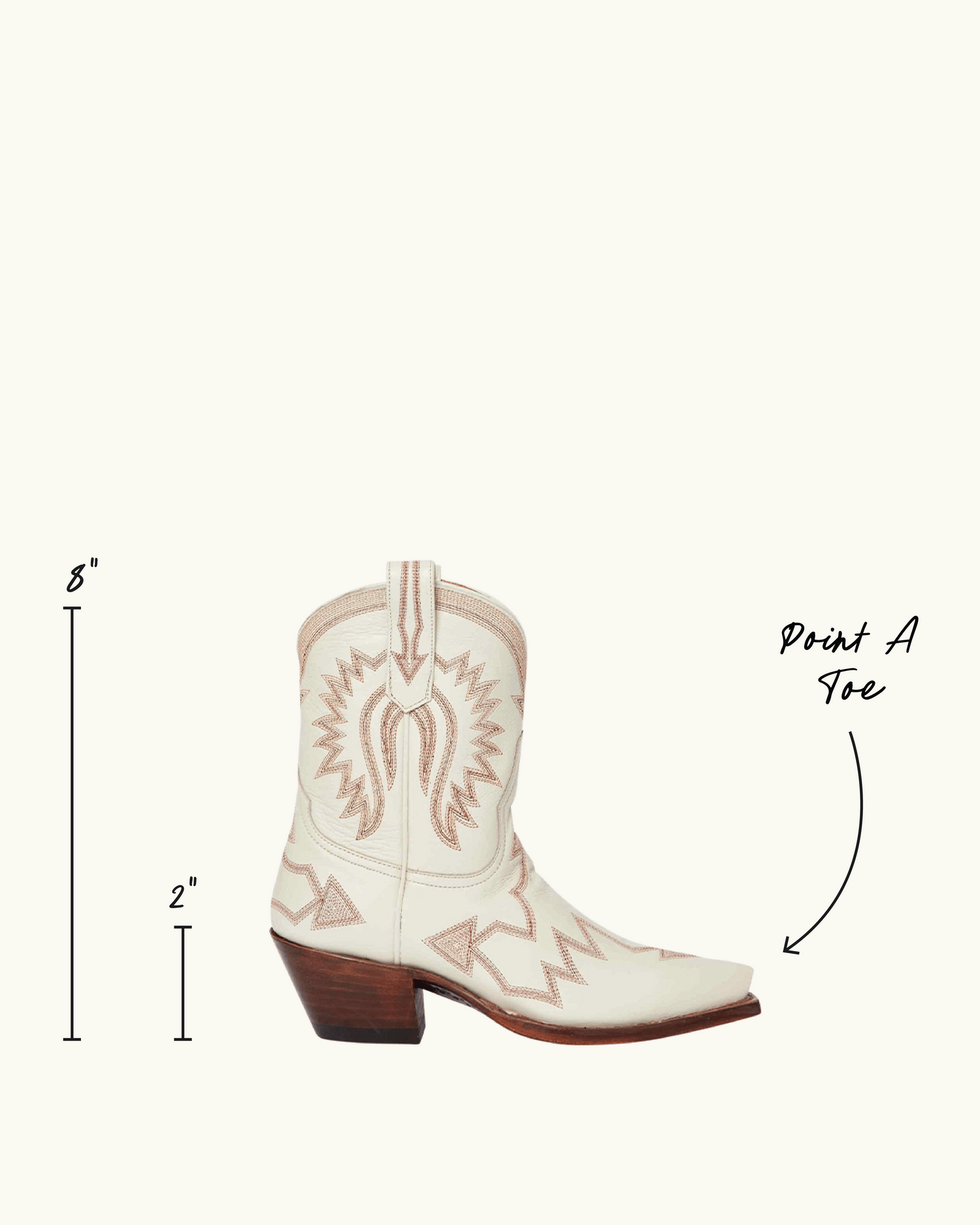 Maggie Créme Luxury Fashion Cowboy Boots | Miron Crosby