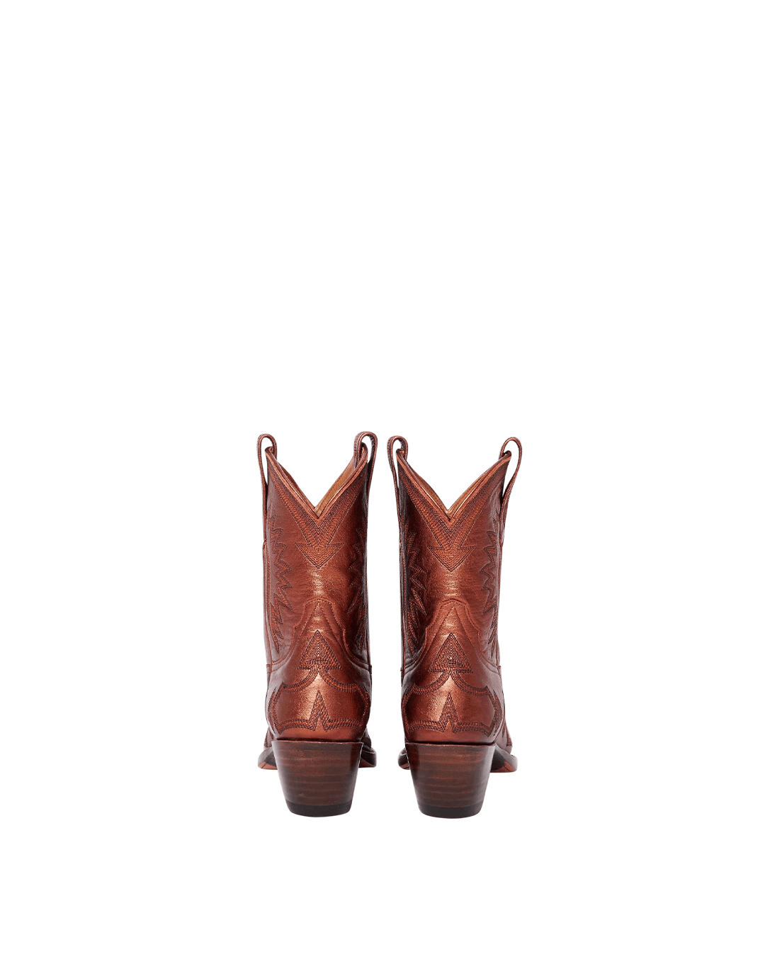 Maggie Metallic Burnt Orange Women&