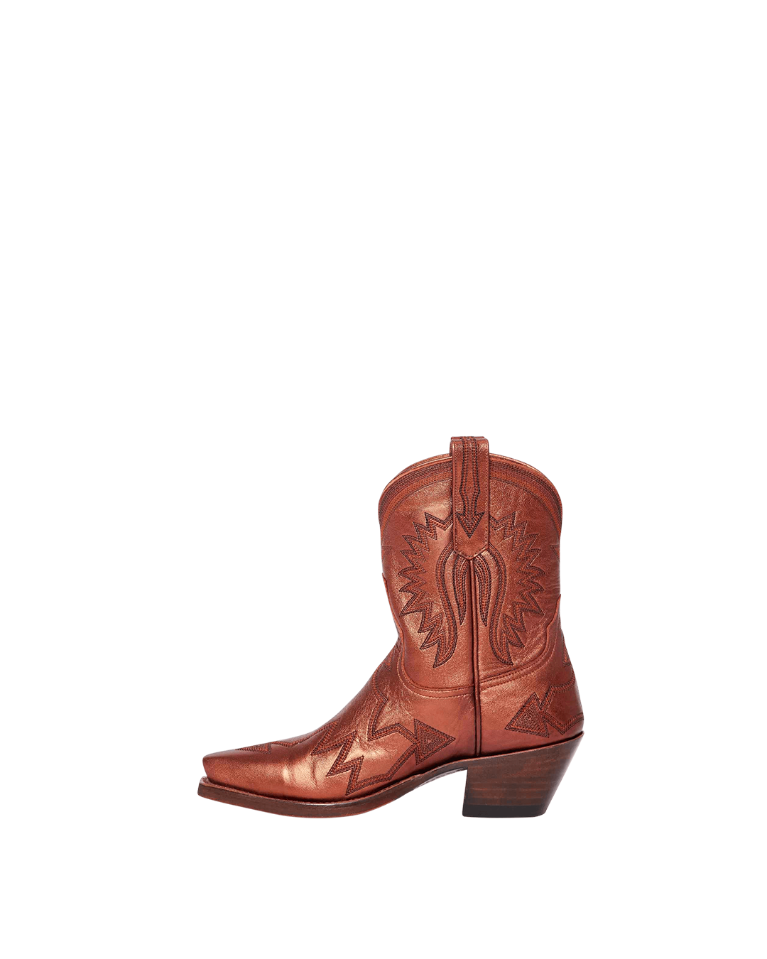 Maggie Metallic Burnt Orange Women&