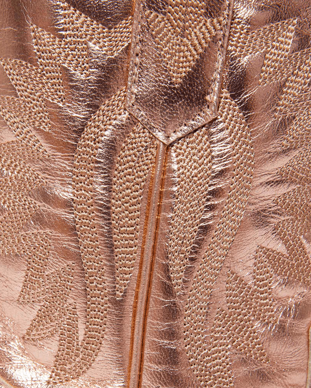 Maggie Metallic Rose Gold | Luxury Fashion Women's Cowboy Boot | Miron Crosby