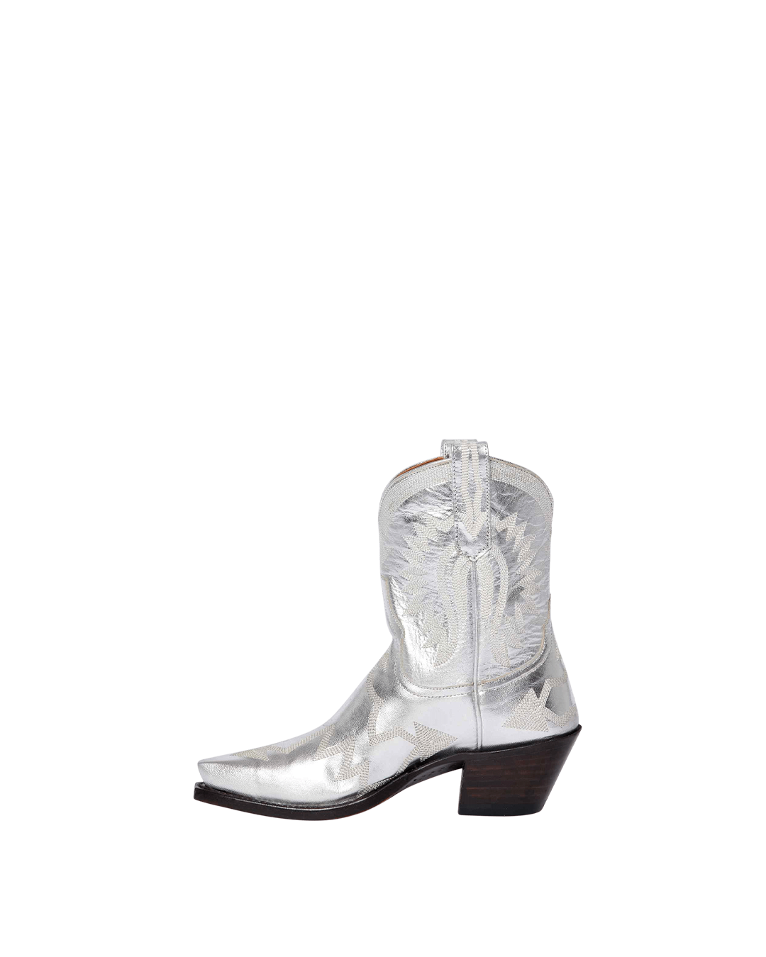 Maggie Metallic Silver Women&
