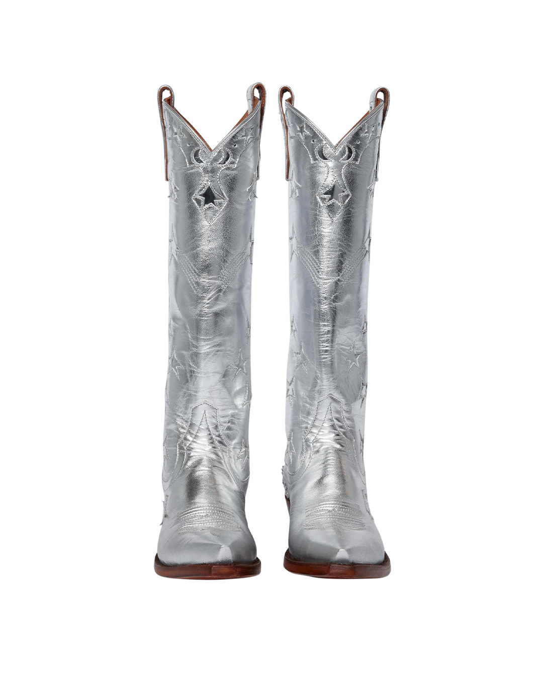 Margretta Metallic Silver Women&