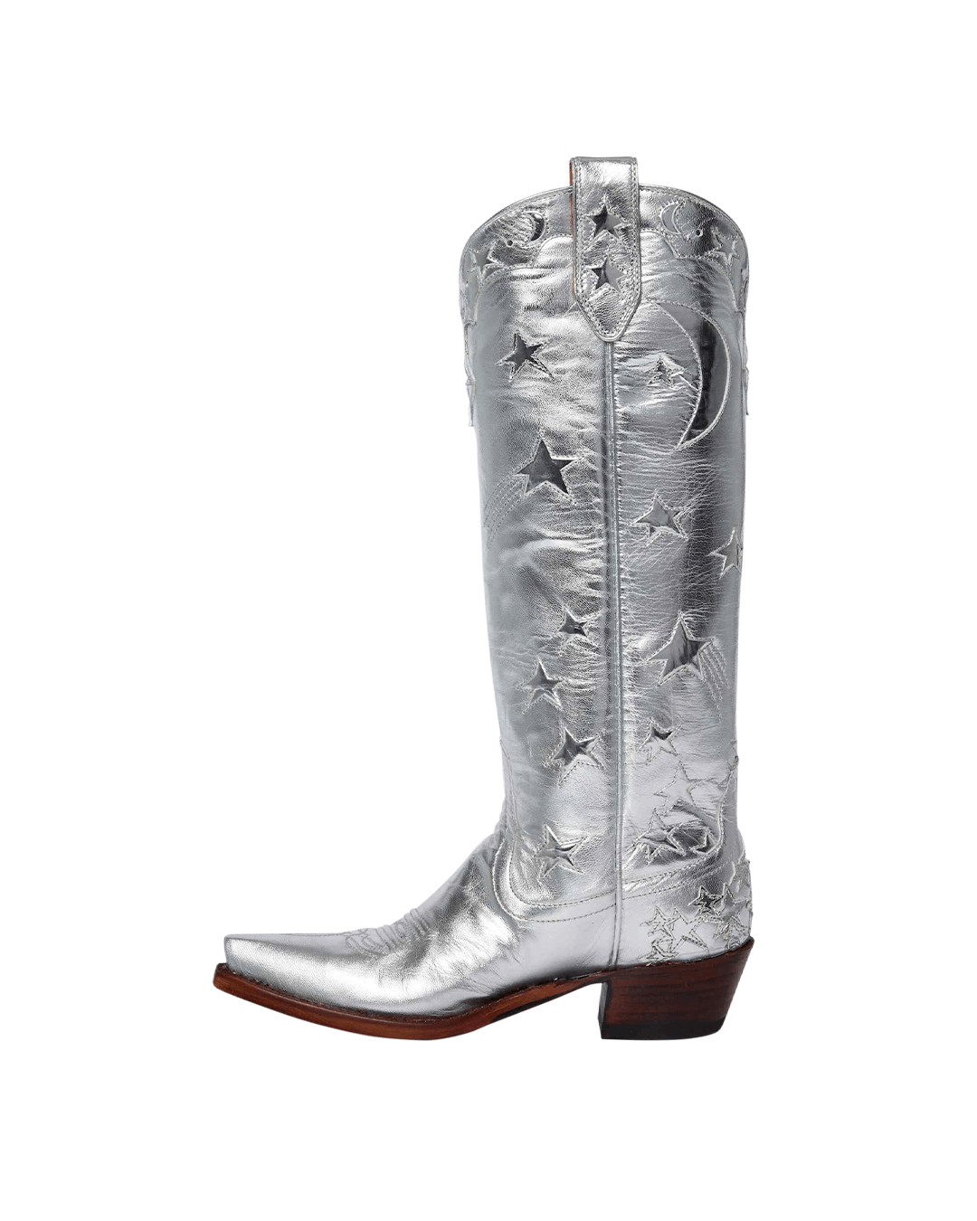Margretta Metallic Silver Women&