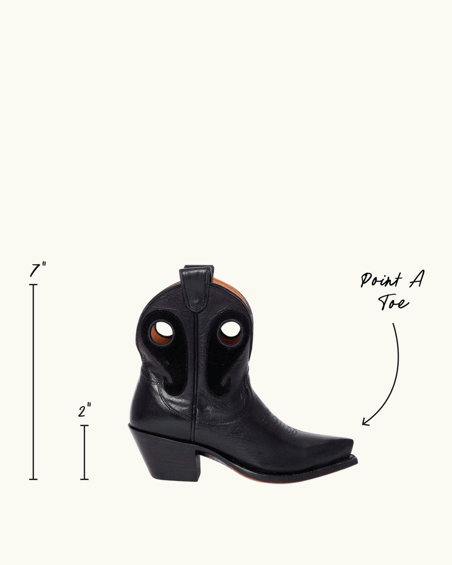 Marianne Black Luxury Fashion Cowboy Boots | Miron Crosby