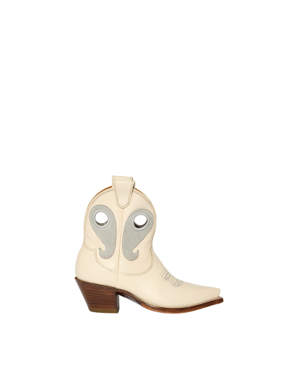 Marianne Crème Women's Luxury Fashion Cowboy Boots | Miron Crosby