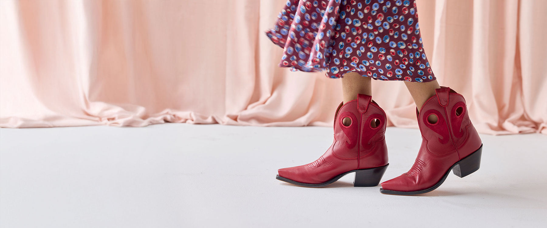 Marianne - Crimson | Luxury Fashion Women's Cowboy Boot | Miron Crosby