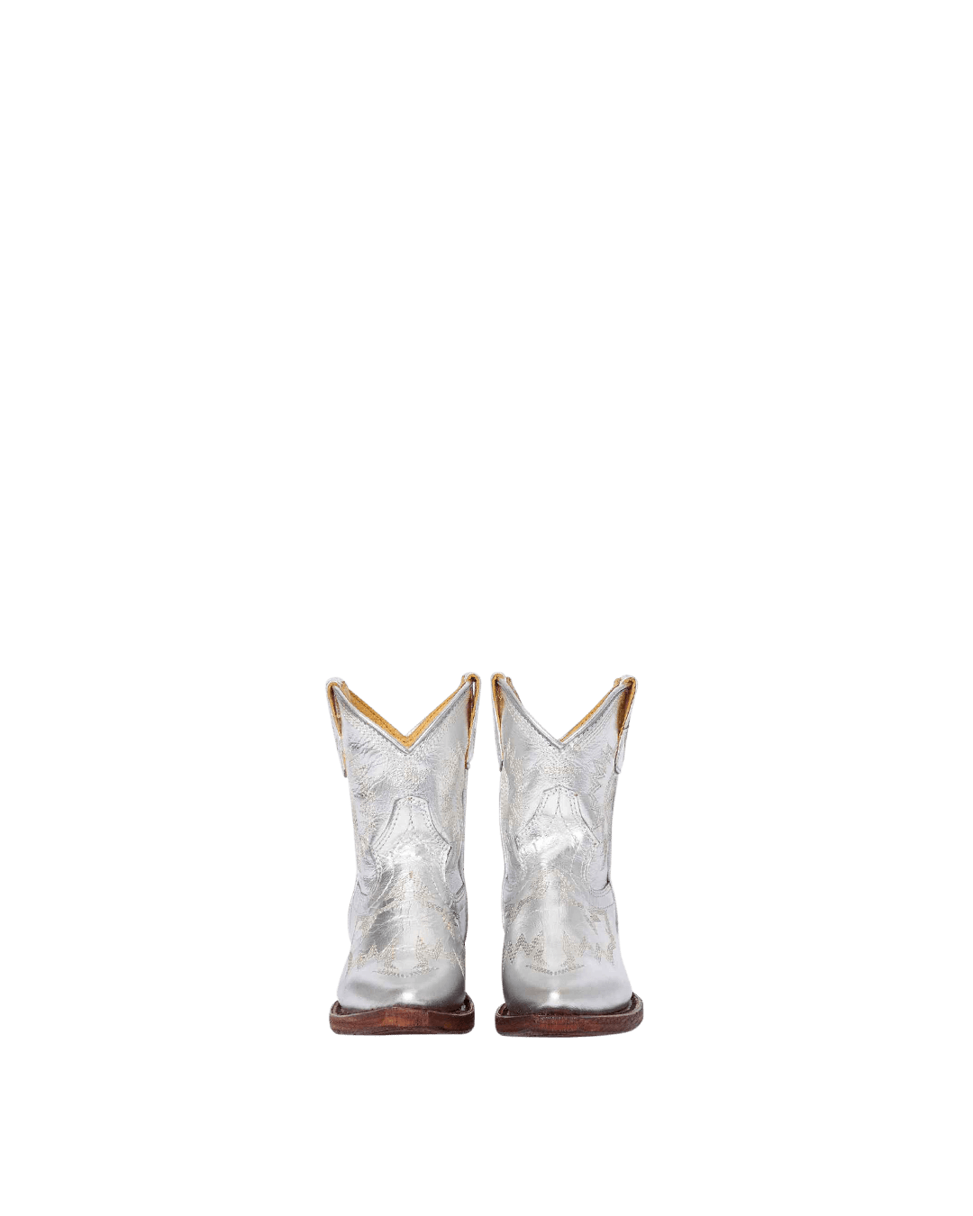 Mini Maggie Metallic Silver Kid&
