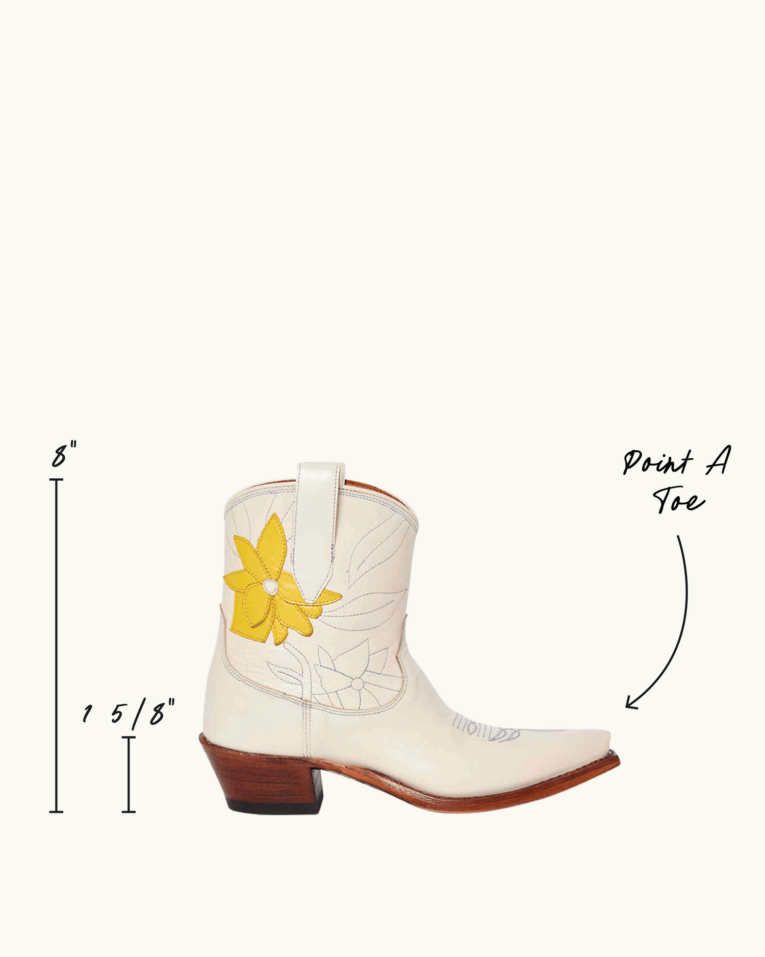 Missy Creme | Luxury Fashion Women's Cowboy Boot | Miron Crosby