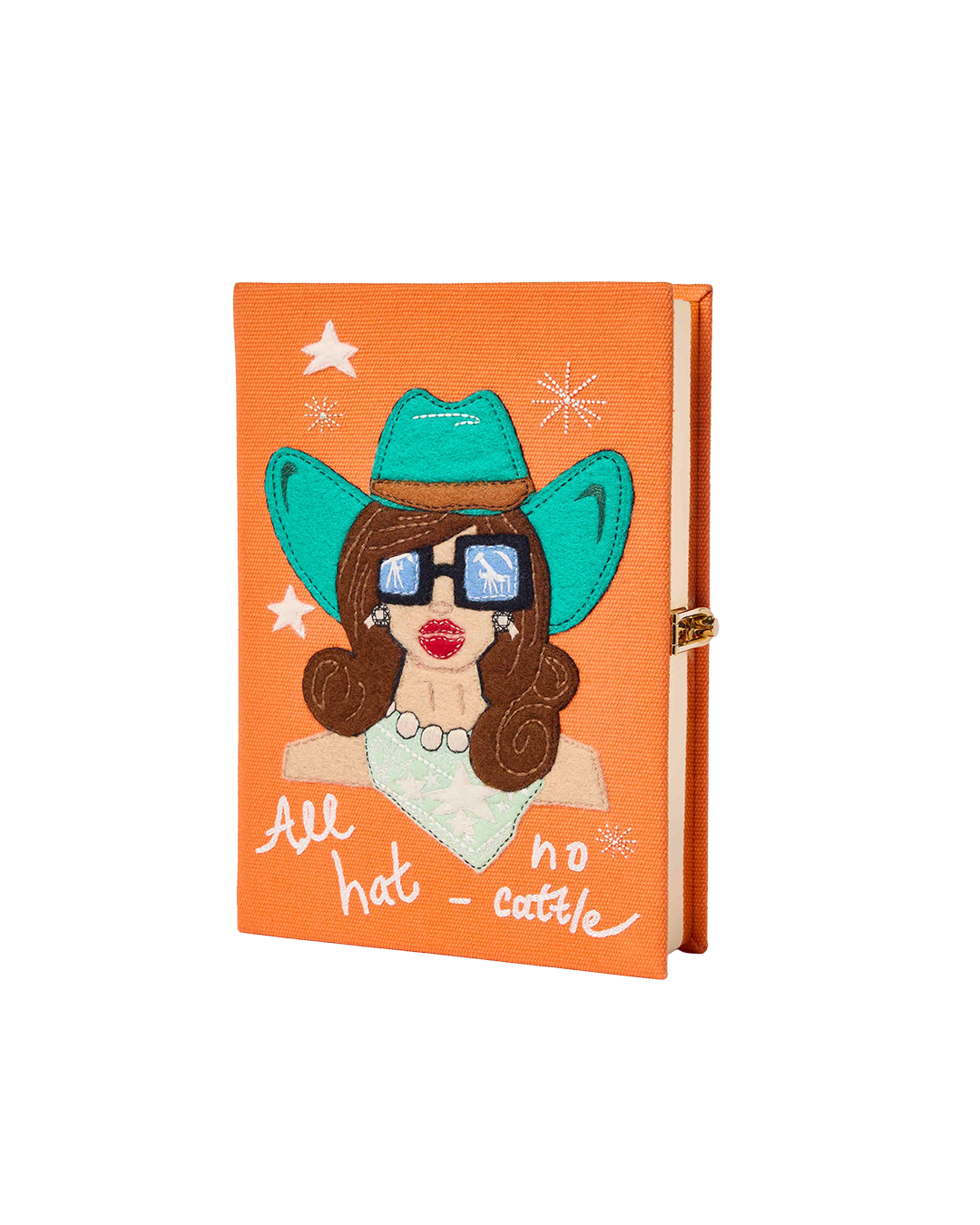 Olympia Le-Tan x MC All Hat, No Cattle Clutch | Miron Crosby