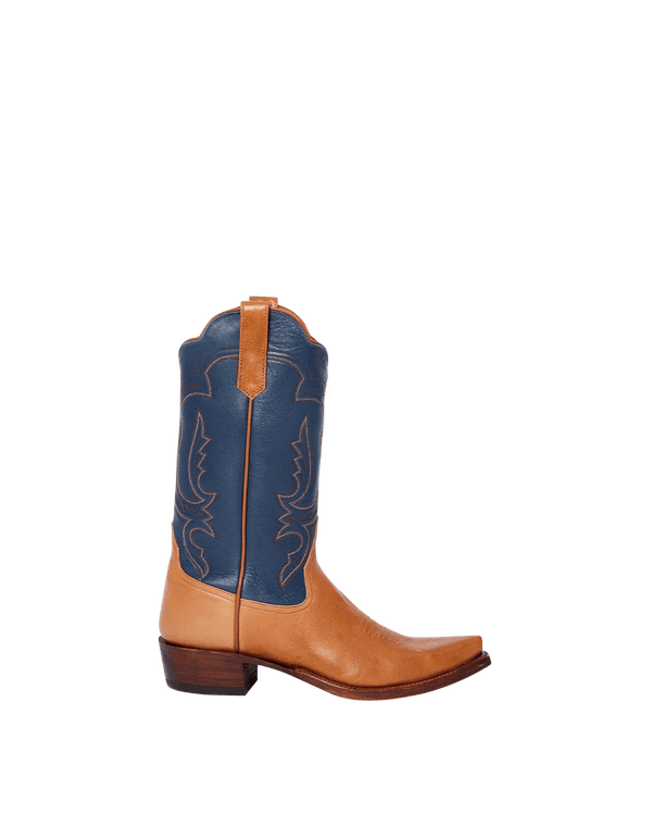 Seth Navy | Luxury Fashion Men's Cowboy Boot | Miron Crosby