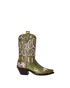 Sophie Metallic Olive Green Women&