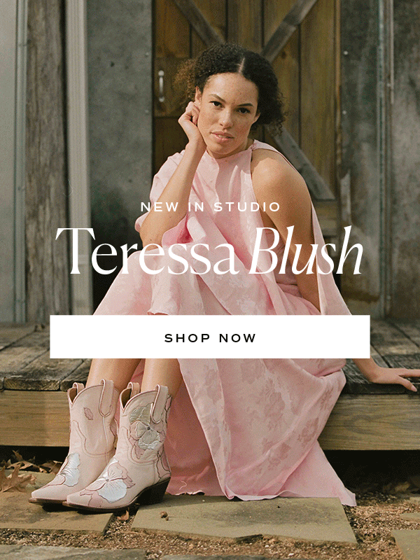 Teressa - Blush | Luxury Fashion Women's Cowboy Boot | Miron Crosby