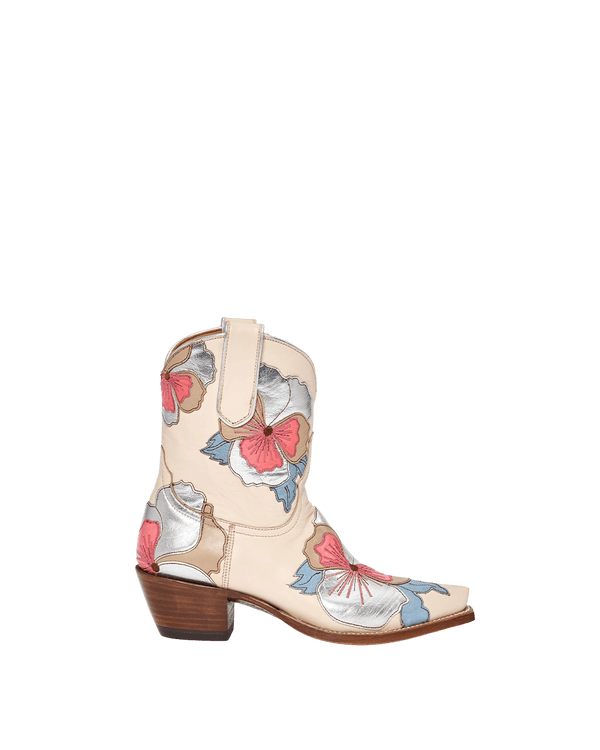 Teressa Crème Women's Luxury Fashion Cowboy Boots | Miron Crosby