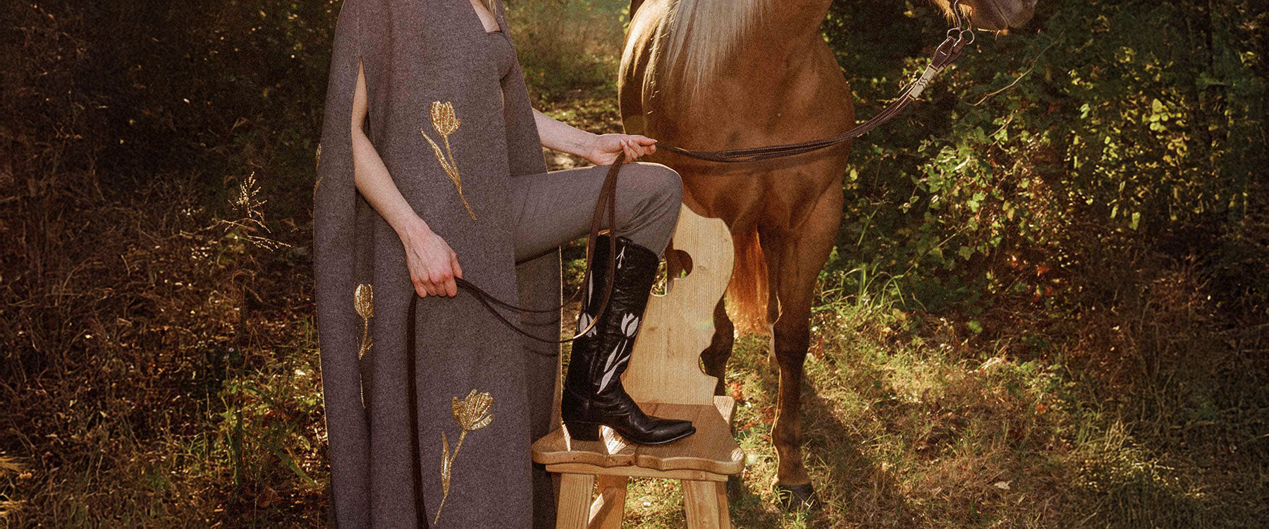 Whitney - Noir | Luxury Fashion Women's Cowboy Boot | Miron Crosby