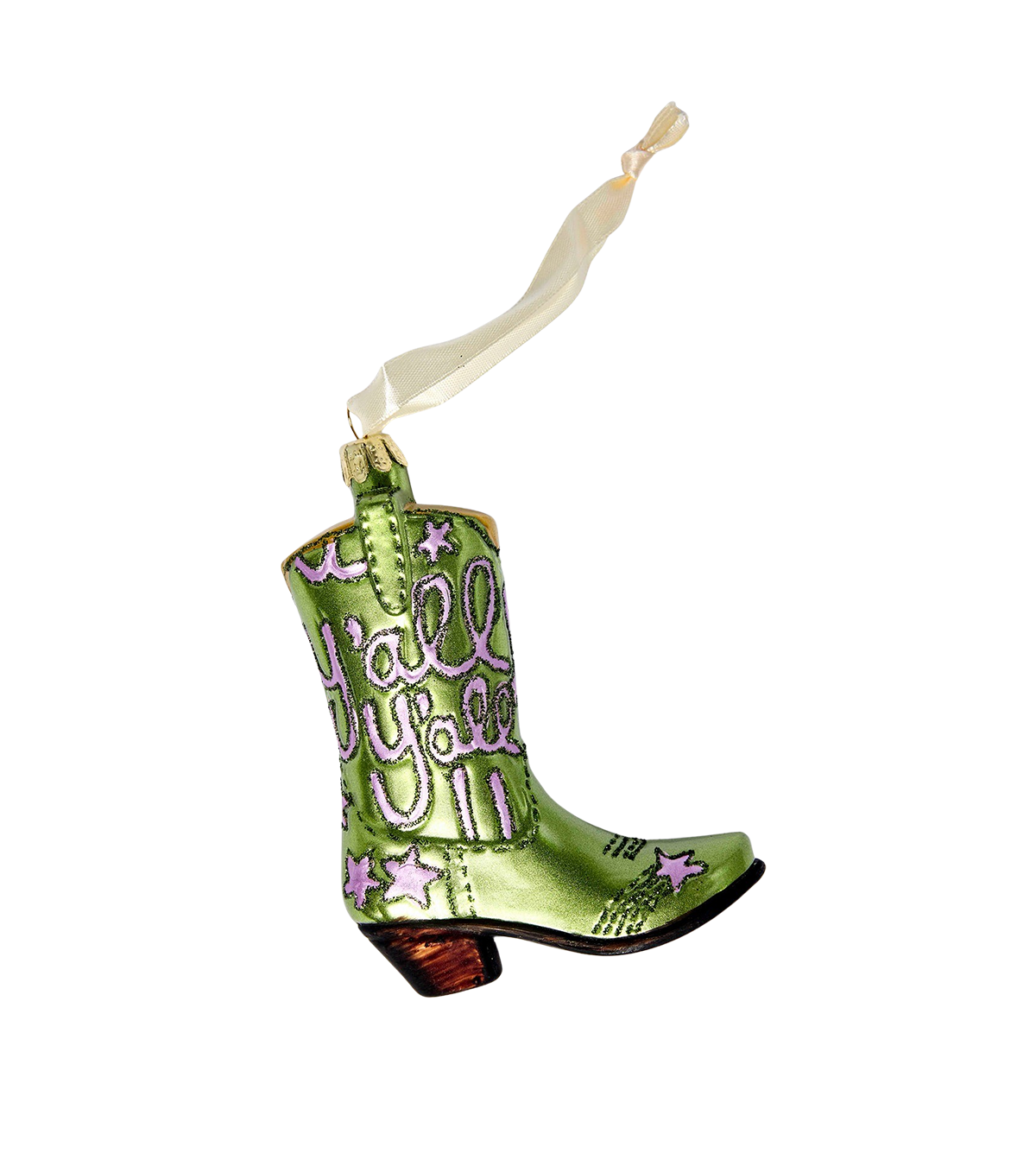 Cowboy boot ornament best sale