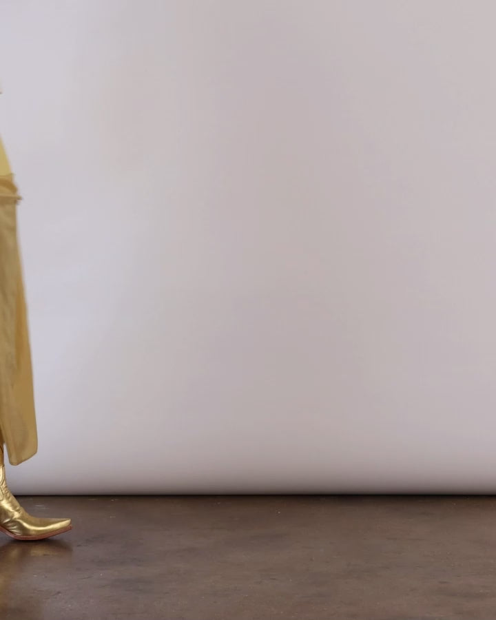 Kerri Metallic Gold Luxury Fashion Women&