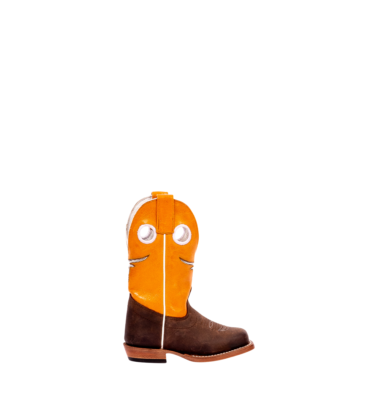 ABxMC Burnt Orange Longhorn Kids Boot