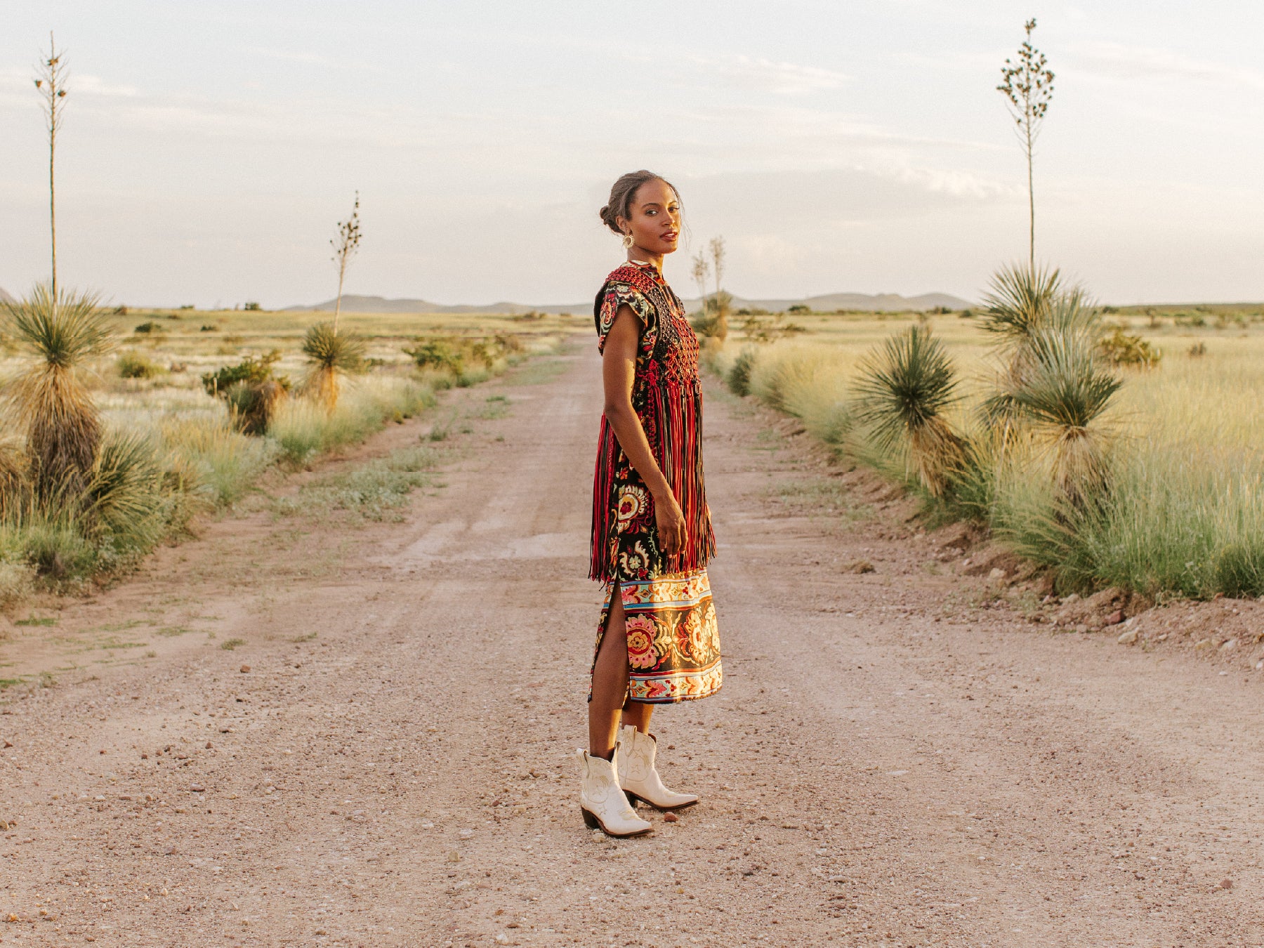 MC x Bandana Moon | Luxury Fashion Women's Cowboy Boot | Miron Crosby