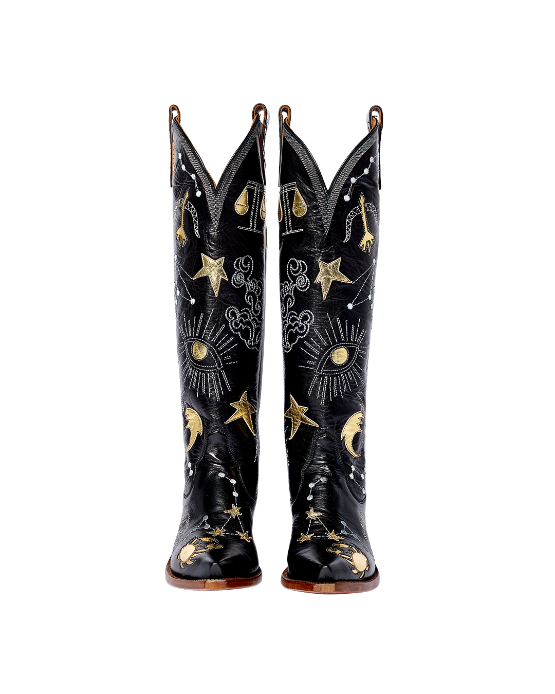 Celeste Black | Luxury Fashion Cowboy Boots | Miron Crosby