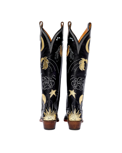 Celeste Black | Luxury Fashion Cowboy Boots | Miron Crosby