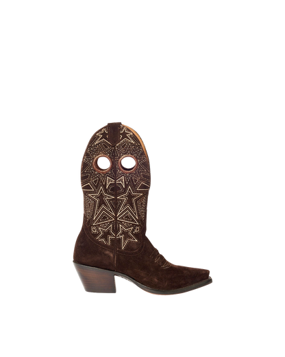 Cleo Chocolate Suede