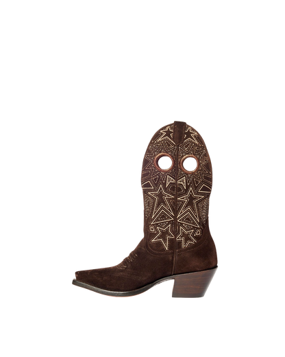 Cleo Chocolate Suede