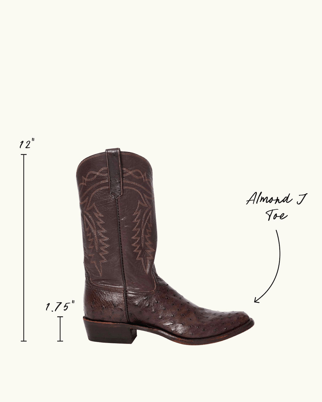 Coley Chocolate | Luxury Fashion Men's Cowboy Boot | Miron Crosby
