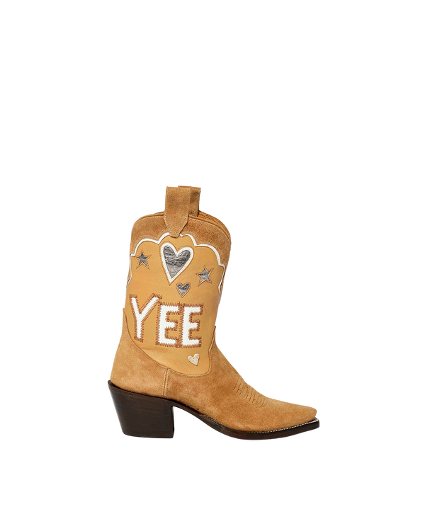 Dana Cashew | Luxury Fashion Women's Cowboy Boot | Miron Crosby