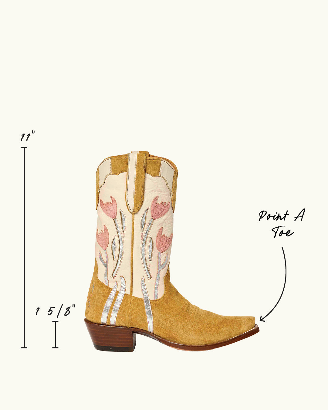 Dolly 2.0 Camel Suede | Luxury Fashion Women's Cowboy Boot | Miron Crosby