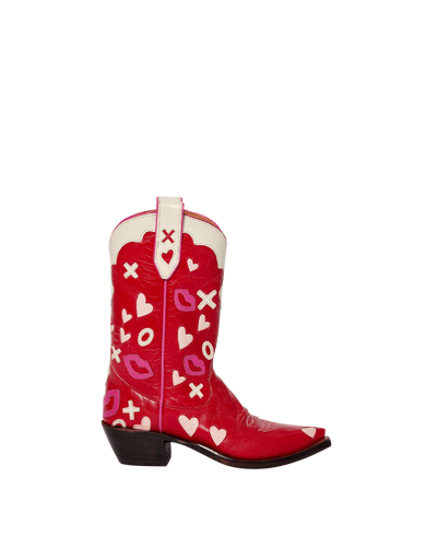 Elaine Red Women's Luxury Fashion Cowboy Boots | Miron Crosby