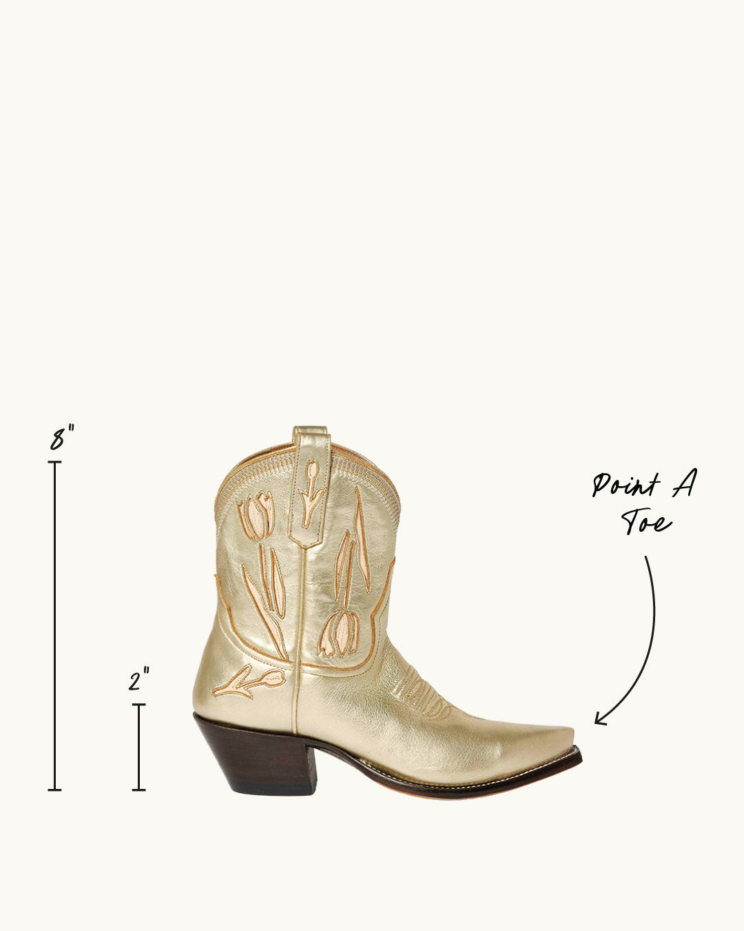 Georgia Gold | Luxury Fashion Women's Cowboy Boot | Miron Crosby