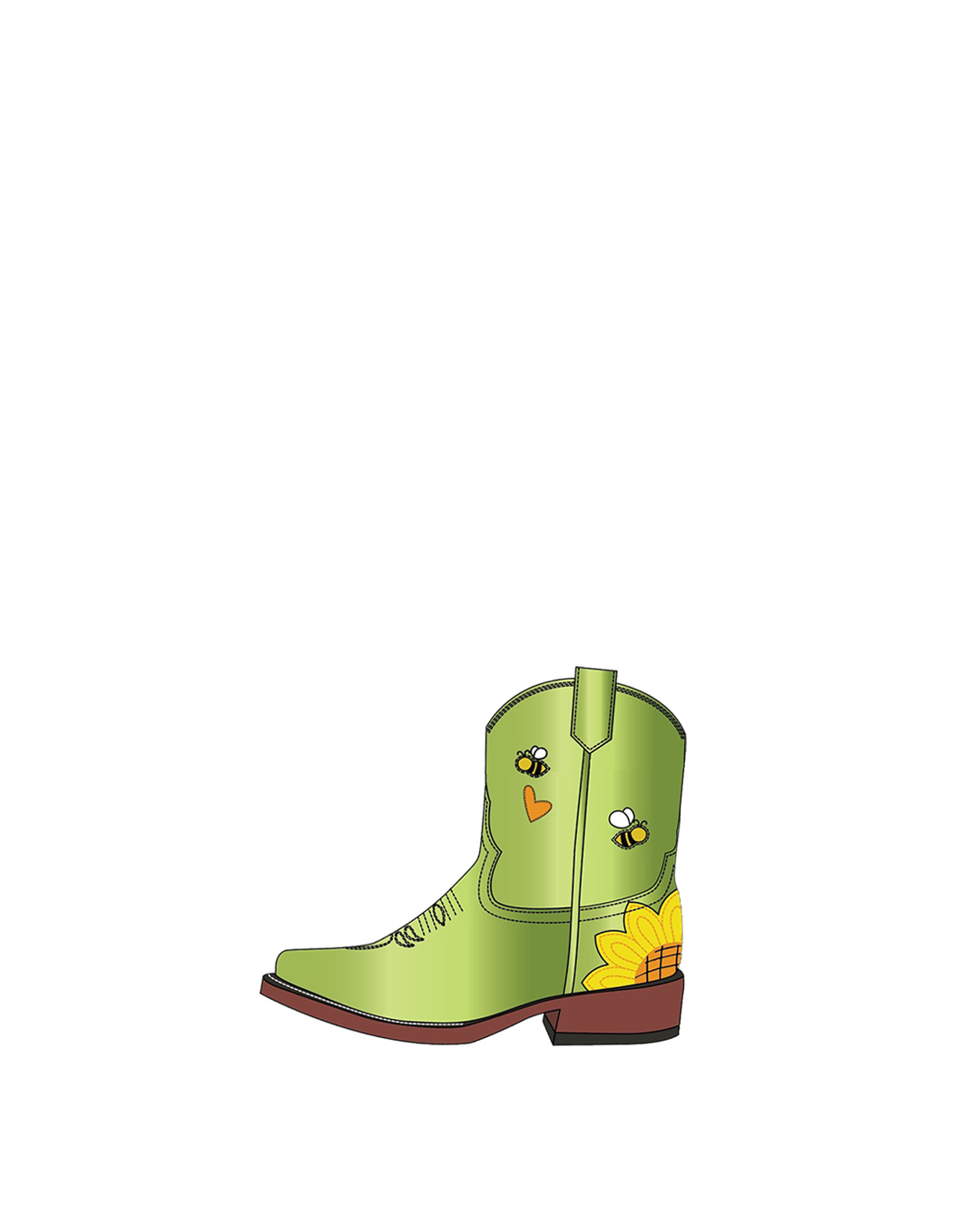 Iney Metallic Lime Green
