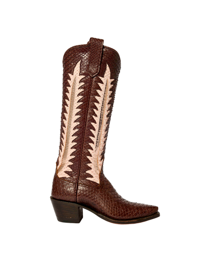 Kate Chocolate Python | Luxury Fashion Women&