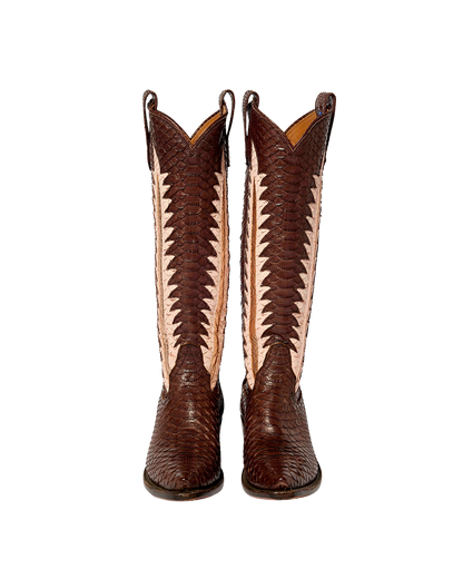 Kate Chocolate Python | Luxury Fashion Women&